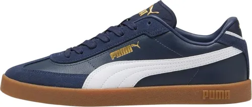PUMA Unisex Club II Era Sneaker, Navy White, 43 EU - Herren-Sneaker mit regulärem Schnitt und Schnürung, ausgestattet mit Wildleder-Overlays und einer starken Textur auf der Zwischensohle für optimalen Komfort.