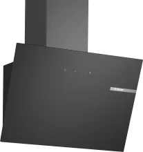 Bosch Hausgeräte Serie 2 DWK65DK60 - Wandesse 60 cm, elegantes Klarglas in Schwarz, ideal für moderne Küchen