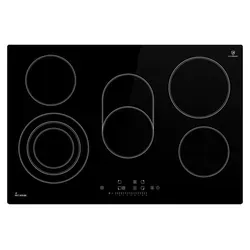 KKT KOLBE Glaskeramik Kochfeld 80 cm | Autark | 5 Zonen - Kochfelder: Autarkes Glaskeramik Kochfeld mit 5 Zonen, 9 Stufen und praktischer Timer-Funktion für präzises Kochen und einfache Reinigung.