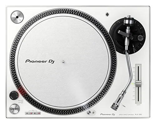 Pioneer DJ PLX-500-W - DJ-Plattenspieler mit Direktantrieb, hervorragender Vinyl-Sound und einfache digitale Aufnahme über USB