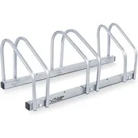 CCLIFE Fahrradständer für 3 Fahrräder - Robuster Eisen Fahrradhalter für Fahrräder bis 65 mm, ideal für eine sichere und platzsparende Aufbewahrung.