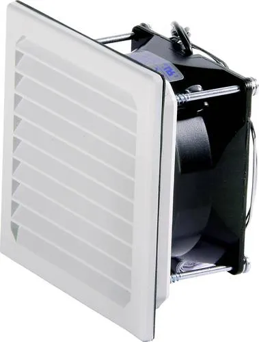 Elmeko LV 100 24V DC Filterlüfter - Schaltschrankzubehör mit 2.2W Leistung, ideal zur effektiven Kühlung von elektrischen Anlagen und Geräten.