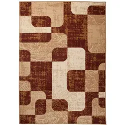 Tapiso Teppich, Braun, Textil, 300x400 cm, in verschiedenen Größen erhältlich, pflegeleicht, Teppiche & Böden, Teppiche