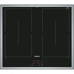 iQ500 EM645CQB5E Induktions Kochfeld 60cm - Kochfeld mit 4 Induktionszonen, powerBoost-Funktion für schnelles Kochen und Key Lock für Sicherheit, ideal für moderne Küchen.