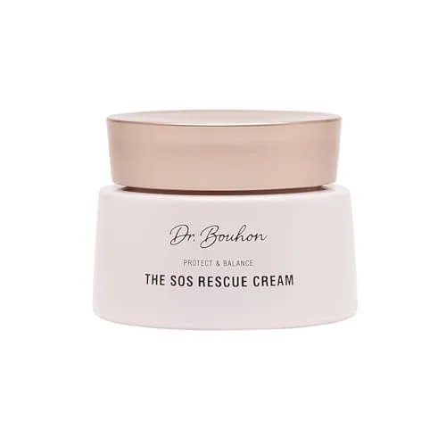 Dr. Bouhon - The SOS Rescue Cream (50ml) - Regenerierende Anti-Aging Gesichtscreme - Tagespflege mit Phytoöstrogenen und Hyaluronsäure für gestresste Haut, spendet intensive Feuchtigkeit und glättet Falten für ein jugendlich-frisches Hautbild.