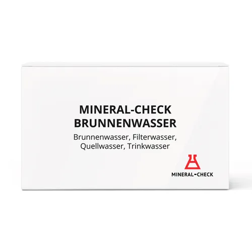 Mineral-Check Wasser (Brunnenwasser, Filterwasser, Quellwasser, Trinkwasser)
