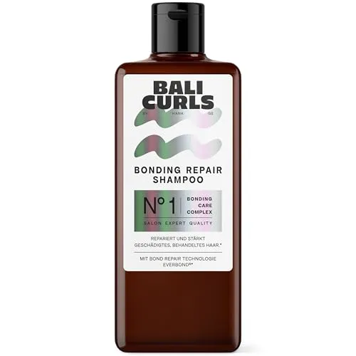 BALI CURLS Bonding Repair Shampoo N°1 – Reparierendes Shampoo für geschädigtes Haar – Tiefenwirksame Haarpflege – 200 ml