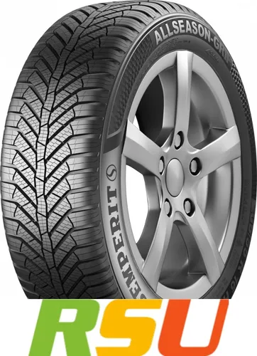Semperit Allseason-Grip 3PMSF Ganzjahresreifen 165/65 R14 79T - PKW Ganzjahresreifen mit exzellenter Nasshaftung (Klasse C) und geringem Rollgeräusch (71dB) – ideal für sicheres Fahren bei jedem Wetter.