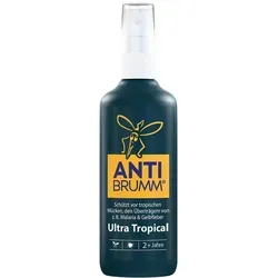 Anti-Brumm Mückenspray Ultra Tropical 150ml - Insektenschutzmittel mit 50% DEET, ideal für tropische Reisen. Schützt bis zu 10 Stunden vor Mücken und 8 Stunden vor Zecken und Stechfliegen. Geeignet für Erwachsene und Kinder ab 2 Jahren.