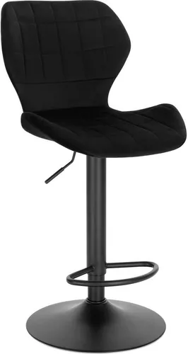 WOLTU Barhocker höhenverstellbar 60-82 cm mit Rückenlehne - Modischer Barhocker aus Samt mit 360° Drehfunktion und ergonomischer Rückenlehne für höchsten Sitzkomfort. Ideal für Wohnzimmer, Kücheninsel oder Bar.