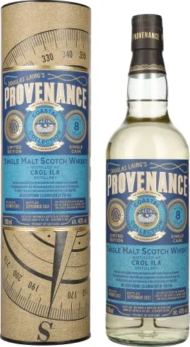 Douglas Laing PROVENANCE Coastal Collection Caol Ila 8 Years Old 2012 46% Vol. 0,7l in Geschenkbox