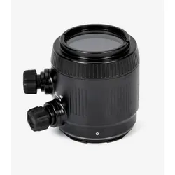 Nauticam Port Canon EOS-M - Makro Port für EF-S 60mm - Objektive: Ideal für Canon EF-S 60mm f/2.8 Macro USM mit N85-Anschluss, ermöglicht einfaches Umschalten zwischen Autofokus und manuellem Fokus.