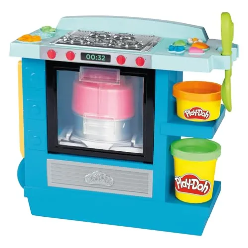Hasbro Knete Play-Doh Kitchen Creations Backstube - Mehrfarbige Knete für kreative Backabenteuer, ideal für Kinder ab 3 Jahren