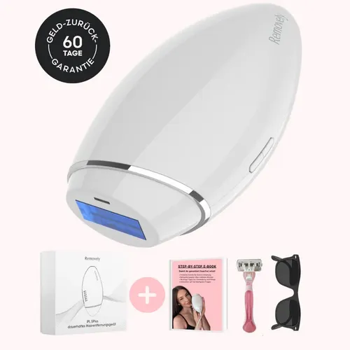 Removely IPL 5plus Laser Haarentfernung Gerät - IPL Systeme für dauerhafte Haarentfernung - Genießen Sie eine schmerzfreie, schnelle Behandlung für seidig glatte Haut mit intelligentem Hautsensor.