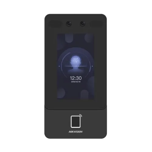 Terminal control acces TCP/IP cu Recunoastere faciala, Amprenta, Card Mifare, PIN, 2MP, WiFi, PoE - HIKVISION DS-K1T342MFWX-E1
