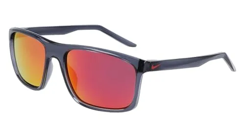 Nike Unisex Sun Sunglasses, 021 Dark Grey Polar red f, 54