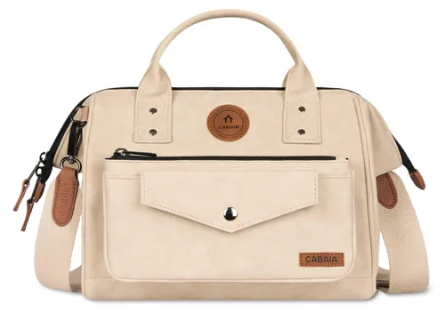 Cabaïa Adventurer Crossbody Andenne - Vegane Umhängetasche - Praktische Umhängetasche mit Reißverschluss-Innentasche, Außentasche und Karabinerhaken für Schlüssel. Wasserabweisend und ideal für den täglichen Einsatz.