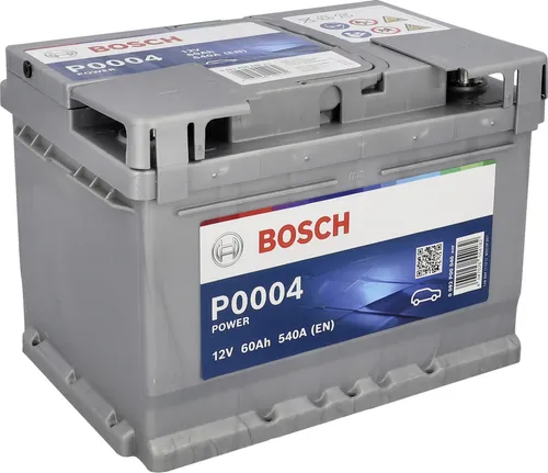 Bosch Starterbatterie SLI 60Ah 540A PowerLine - Batterien mit hoher Startkraft und zuverlässiger Leistung, ideal für Autos mit hohen Energieanforderungen.