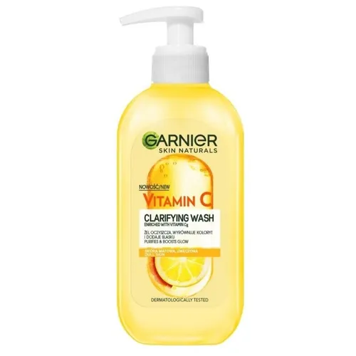 Garnier Vitamin C Cleansing Gel für müde und fahle Haut, 200 ml