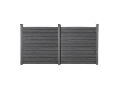 HOME DELUXE WPC Sichtschuttzaun CALLADO - Design trifft Funktionalität - Zäune & Tore: Der WPC Sichtschuttzaun Callado bietet stilvollen Sichtschutz und ist langlebig, ideal für mehr Ruhe und Struktur in deinem Garten.