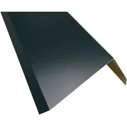 Ortgangblech für Flachdach 2 m Alu anthrazit RAL 7016 Zuschnitt 25 cm Siehe Skizze