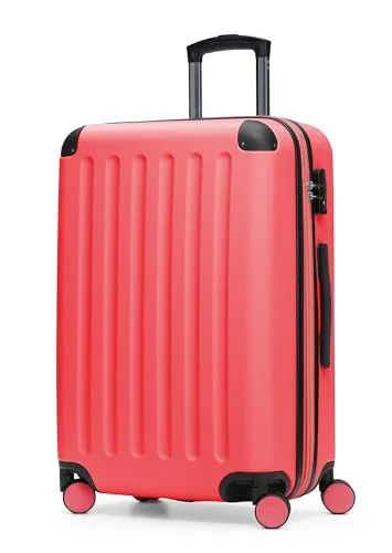 Hauptstadtkoffer Hartschalen-Trolley Spree – 4 Rollen, TSA Schloss, 61 l Volumen - Koffer mit Volumenerweiterung für flexibles Reisen, 4 leichtlaufende Rollen und ergonomische Griffe für höchsten Komfort.