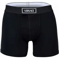 Versace Trunk Jersey Baumwolle Boxershorts mit Logo - Stilvolle Herren Boxershorts von VERSACE aus elastischem Baumwoll-Jersey. Der bequeme Webgummibund sorgt für perfekten Sitz und hohen Tragekomfort.