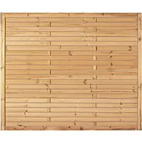 T & J Lamellenzaun Grün 180 x 150 cm - Klassischer Sichtschutzzaun aus kesseldruckimprägniertem Kiefern- und Fichtenholz. Robuste Konstruktion für dauerhaften Schutz und ansprechende Optik in jedem Garten.