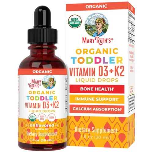 MaryRuth's Toddler Vitamin D3+K2 Tropfen für Kleinkinder - 30 ml