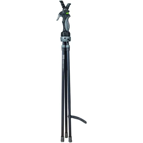 PRIMOS Zielstock Trigger Sticks® Gen. 3 – Tall Tripod Schwarz Aluminium Dreibeinstativ Schusswaffenstütze