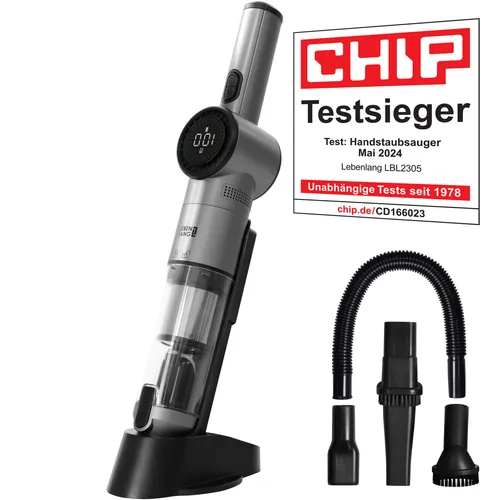 Kabelloser Akku-Handstaubsauger - 17000PA mit DUAL-MODE & LED-Display - Autostaubsauger mit hoher Saugleistung von 17000PA und bis zu 26 Minuten Laufzeit. Ideal für die gründliche Reinigung von Auto, Möbeln und mehr - inkl. viel Zubehör!