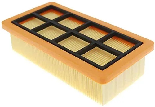 WuYan 1 Stück Flachfaltenfilter Für Kärcher AD 4 Premium Filter KFI 7420 Staubsaugerfilter für Kärcher AD 2, AD 2 Battery, AD 3 Premium, AD 3, AD 3.200, AD 3.000,Filter 6.415-953.0