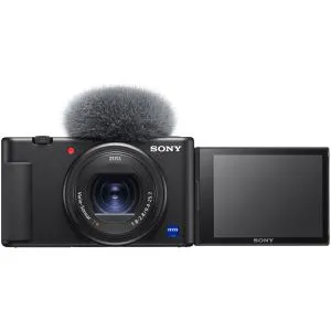 Sony Fotokamera ZV-1 (ZV-1AB.CE3) - Ideal für Vlogger - Kompaktkamera mit hervorragender Bildqualität und optimierten Funktionen für Vlogging, perfekt für kreative Content-Erstellung.