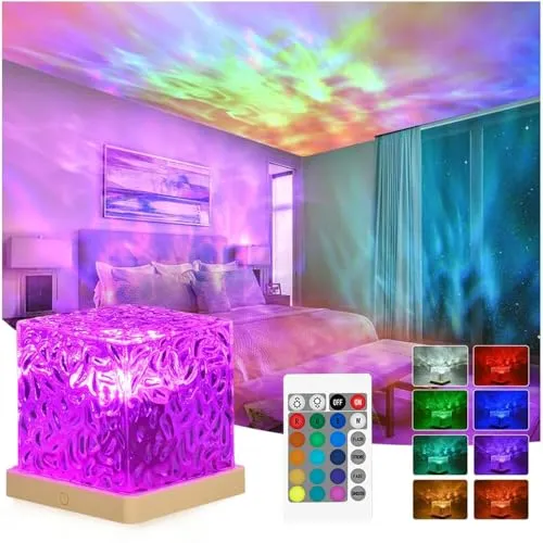 ZTZK LED Sternenhimmel Projektor - Aurora Lampe mit 16 Farben und 30 Beleuchtungsmodi - Erleben Sie mit dem ZTZK LED Sternenhimmel Projektor eine beeindruckende Lichtshow in Ihrem Zuhause. Ideal für Kinderzimmer und Partys, schafft er eine magische Atmosphäre mit vielfältigen Farb- und Beleuchtungsoptionen.