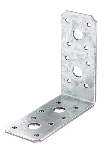 Alberts 330408 Winkelverbinder | sendzimirverzinkt | 90 x 90 x 40 mm