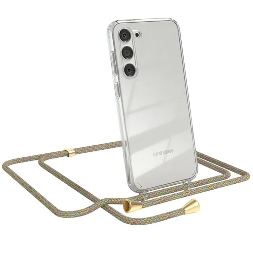 Für Samsung Galaxy S23 Plus Handyhülle Umhängen Kordel Tasche Kette Mehrfarbig