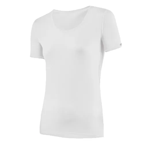 LÖFFLER Damen Transtex Light T-Shirt, Weiß, 38 EU - Unterhemden - Hochsportliches T-Shirt aus patentiertem transtex light Material für optimalen Feuchtigkeitstransport und schnelle Trocknung, ideal für aktive Frauen.