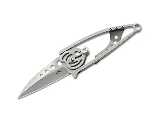 CRKT Snap Lock Taschenmesser - Innovativer 180° Klingenmechanismus - Taschenmesser mit 15,9 cm Gesamtlänge, aus 420J2-Stahl gefertigt. Das einzigartige Design ermöglicht eine seitliche Klingenöffnung und bietet höchste Funktionalität für den Alltag.