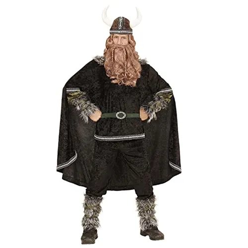 W WIDMANN MILANO Party Fashion - Wikinger Kostüm Herren, nordischer Krieger Verkleidung, Set für Karneval