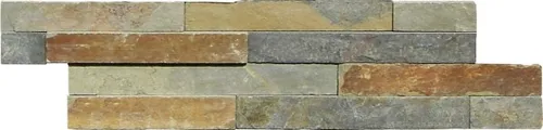 Verblendstein schiefer 40 x 10 cm bunt  Verblender