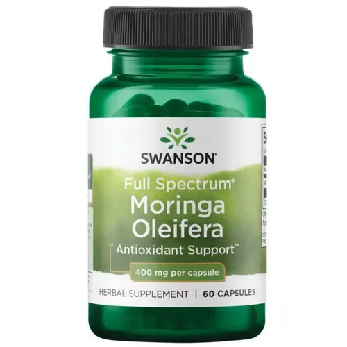Swanson Vollspektrum Moringa Oleifera 60 Kapseln - Hochwertiges Nahrungsergänzungsmittel mit Moringa Oleifera, ideal für die tägliche Unterstützung. In praktischen 60 Kapseln für eine einfache Einnahme.