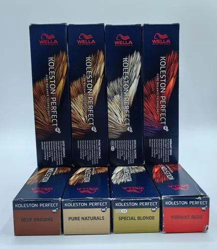 Wella Koleston Perfect Me+ Haarfarbe 60 ml - Wella Koleston Perfect Me+ Haarfarbe – 60 ml für brillante Farbergebnisse. Wählen Sie aus 123 Nuancen für einen individuellen Look. Die professionelle Formulierung sorgt für gleichmäßige und langanhaltende Farben, ideal für den professionellen Einsatz.