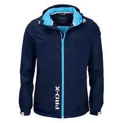 PRO-X Elements Kinder Flashy Jacke (Größe 128, blau) - Funktionsjacken: Wind- und wasserdichte Outdoorjacke für Kinder, ideal für aktive Abenteuer bei jedem Wetter.