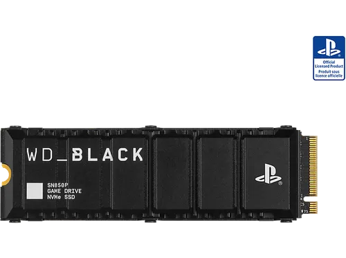 WD BLACK SN850P 2 TB NVMe SSD - Offiziell lizenziert für PS5, blitzschnelle Lesegeschwindigkeiten bis zu 7.300 MB/s für nahtloses Gaming und einfache Installation
