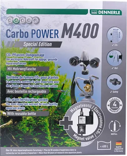 Dennerle Carbo Power M400 Special Edition - CO2-Düngeset für Aquarien bis 400 Liter