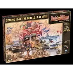 Axis & Allies: Anniversary Edition - Gesellschaftsspiel zur 40. Jubiläumsfeier, mit einem riesigen 24' x 46' Spielbrett und über 670 Miniaturen, bei dem du den Ausgang des Zweiten Weltkriegs entscheidest.
