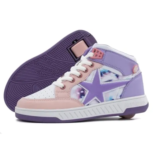 BREEZY ROLLERS Kinder-Rollschuhe-Sneaker mit patentiertem Klick-System - DIE NEUE ART ZU SPIELEN: Breezy Rollers verwandeln sich im Handumdrehen von Sneakers in Rollschuhe. Ideal für Kinder, die schnell unterwegs sein möchten. Das einzigartige Klick-System ermöglicht einen einfachen Wechsel ohne Werkzeug.