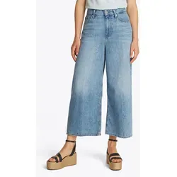 Tommy Hilfiger Weite Jeans Wide Leg High Waist mit Logo-Badge - Kinderhosen in blauer Waschung, lässiger Loose Fit mit Logo-Badge und hohem Bund für optimalen Tragekomfort und stylischen Look.