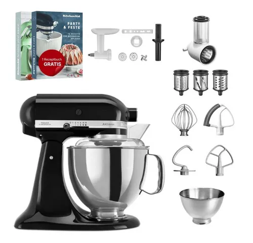 KitchenAid Küchenmaschine KitchenAid 4,8 L 5KSM175 Artisan Küchenmaschine Allrounderset