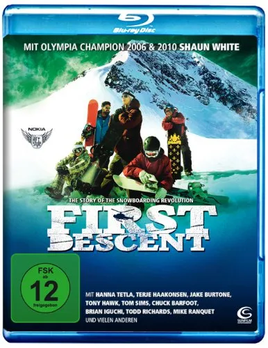 Blu-ray - First Descent: Die Geschichte der Snowboarding-Revolution - Kultfilm über die Snowboarding-Revolution, Blu-ray für höchste Bildqualität, ideal für Sport- und Filmfans.